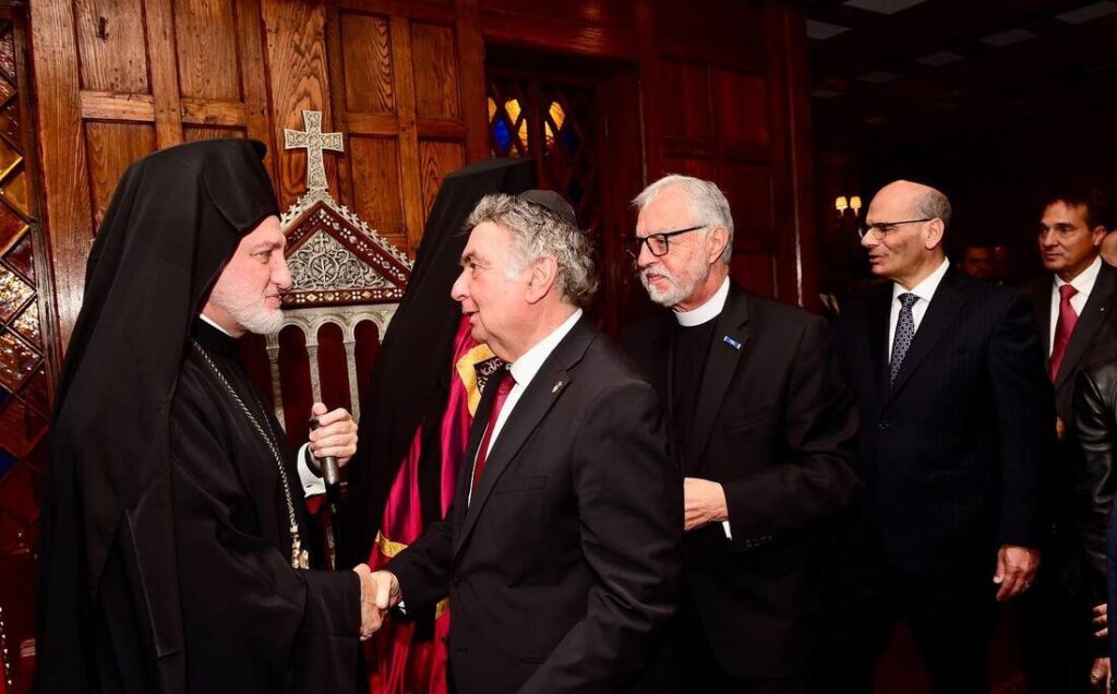 Νέα Υόρκη: Τον Πατριάρχη Αλεξανδρείας Θεόδωρο υποδέχθηκε ο Αρχιεπίσκοπος Αμερικής ΕΛπιδοφόρος 3 307577696 650807769947948 1944054835315078372 n orig