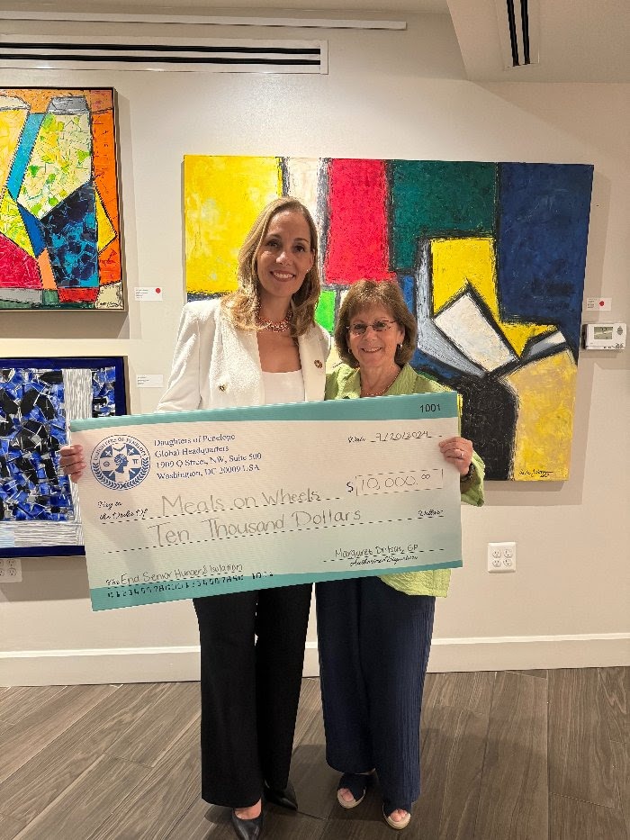 Daughters of Penelope Donates $10,000 to Meals on Wheels America, Reaffirming Commitment to Combat Senior Hunger 1 dopp