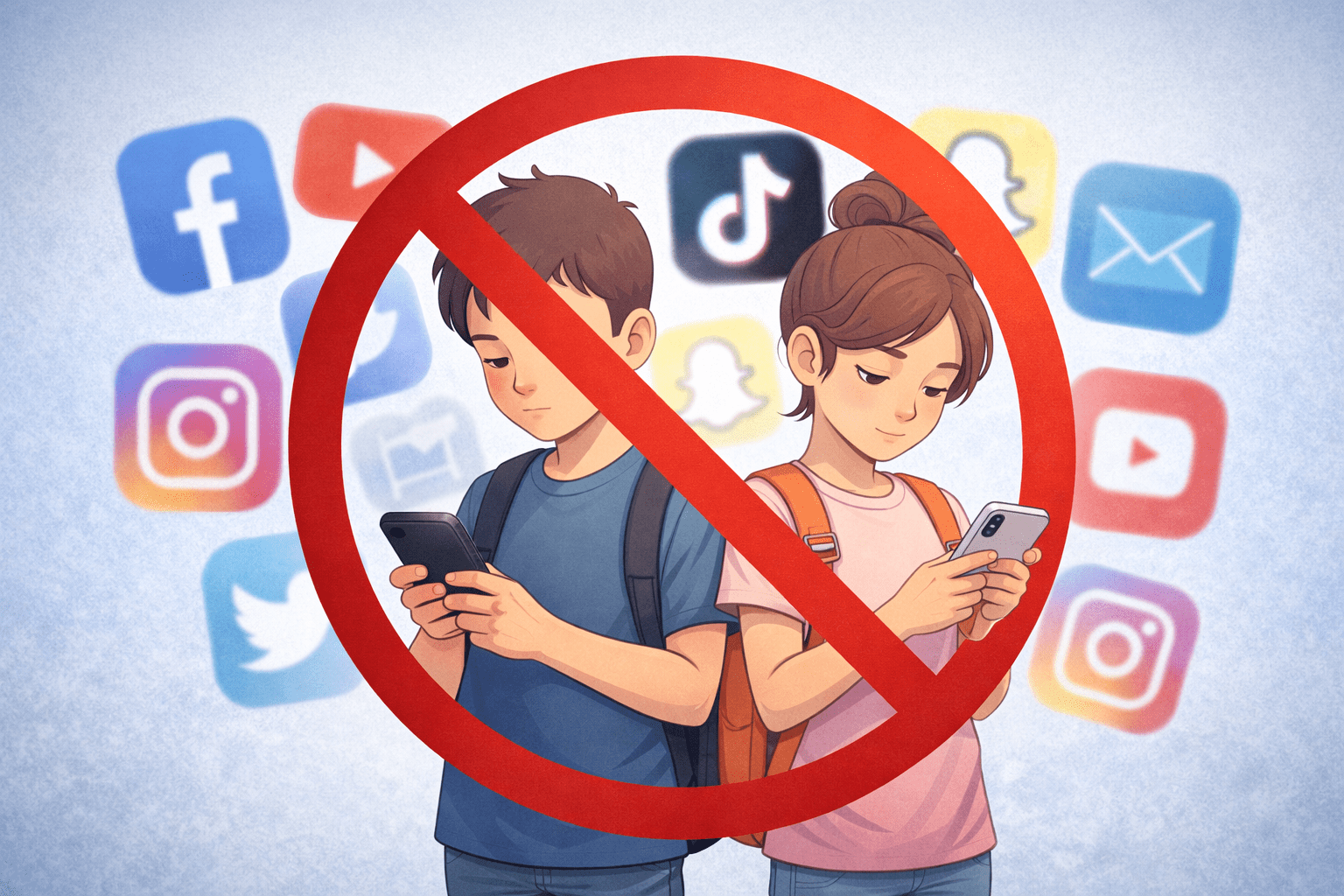 Απαγόρευση χρήσης κοινωνικών δικτύων